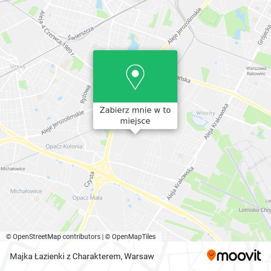 Mapa Majka Łazienki z Charakterem