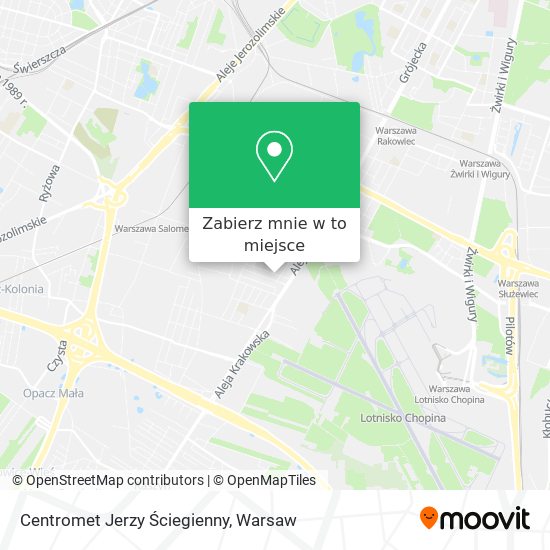 Mapa Centromet Jerzy Ściegienny