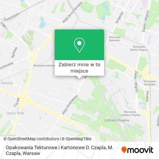 Mapa Opakowania Tekturowe i Kartonowe D. Czapla, M. Czapla