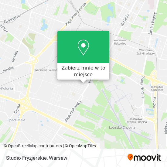 Mapa Studio Fryzjerskie