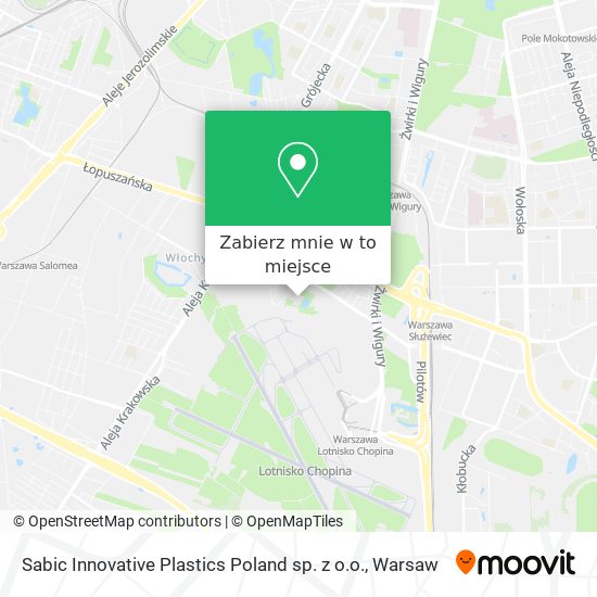 Mapa Sabic Innovative Plastics Poland sp. z o.o.