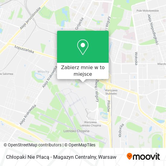 Mapa Chłopaki Nie Płacą - Magazyn Centralny