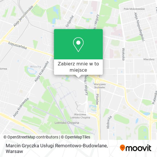 Mapa Marcin Gryczka Usługi Remontowo-Budowlane