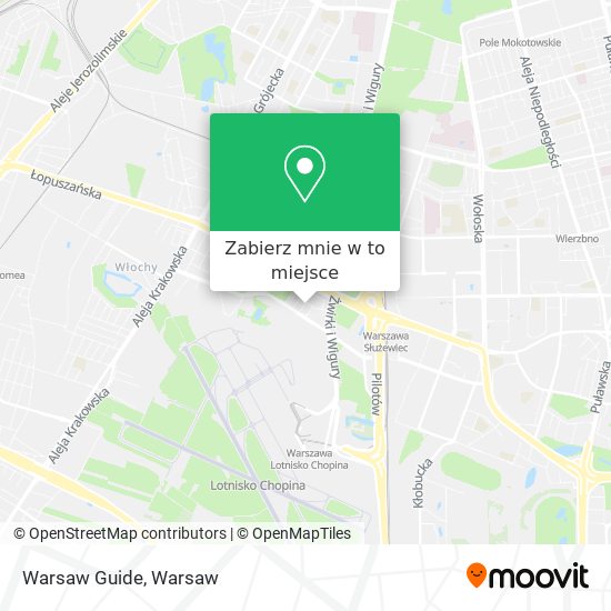 Mapa Warsaw Guide