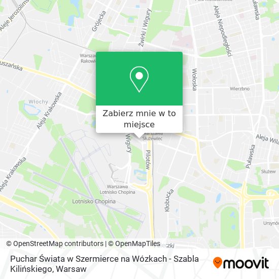 Mapa Puchar Świata w Szermierce na Wózkach - Szabla Kilińskiego