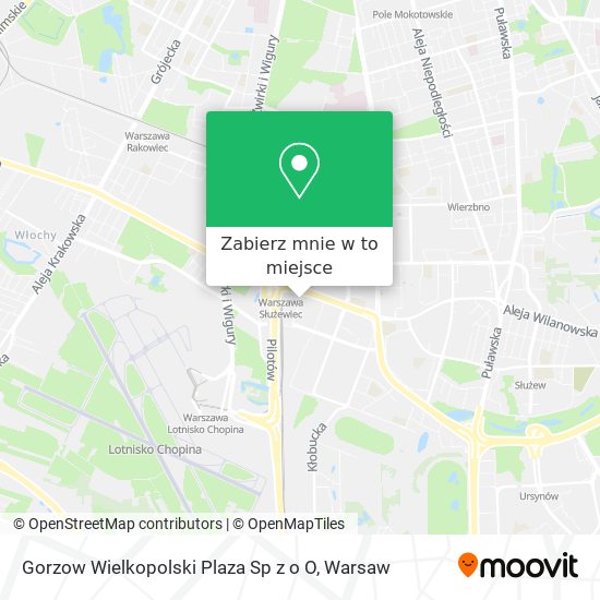 Mapa Gorzow Wielkopolski Plaza Sp z o O