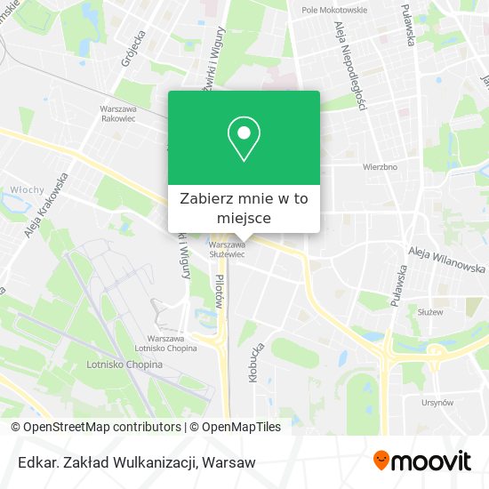 Mapa Edkar. Zakład Wulkanizacji