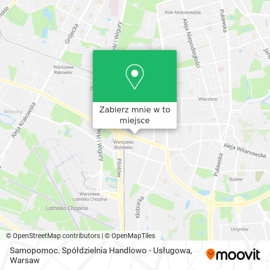 Mapa Samopomoc. Spółdzielnia Handlowo - Usługowa