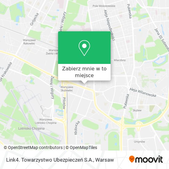 Mapa Link4. Towarzystwo Ubezpieczeń S.A.