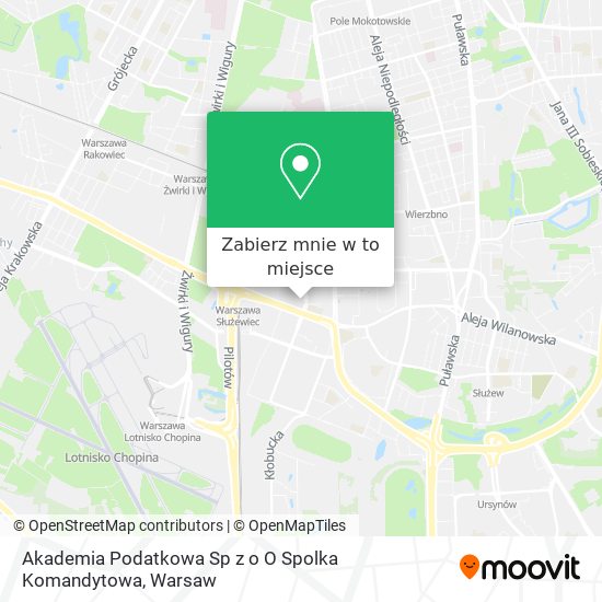 Mapa Akademia Podatkowa Sp z o O Spolka Komandytowa