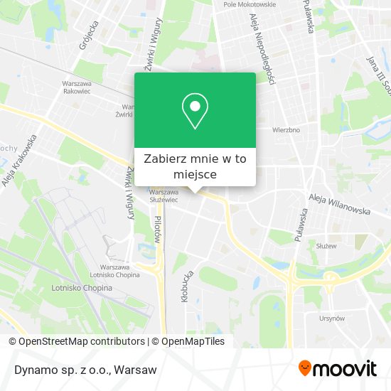 Mapa Dynamo sp. z o.o.