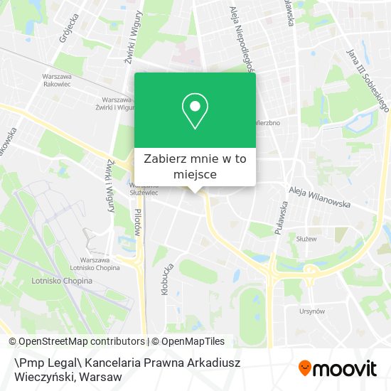 Mapa \Pmp Legal\ Kancelaria Prawna Arkadiusz Wieczyński