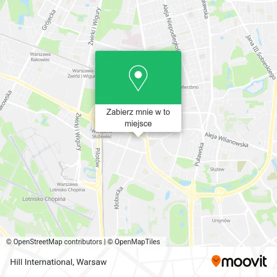 Mapa Hill International