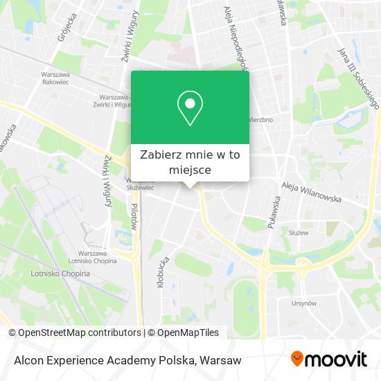 Mapa Alcon Experience Academy Polska