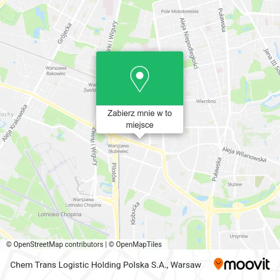 Mapa Chem Trans Logistic Holding Polska S.A.