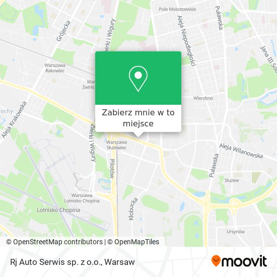 Mapa Rj Auto Serwis sp. z o.o.