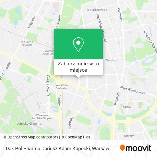 Mapa Dak Pol Pharma Dariusz Adam Kapecki