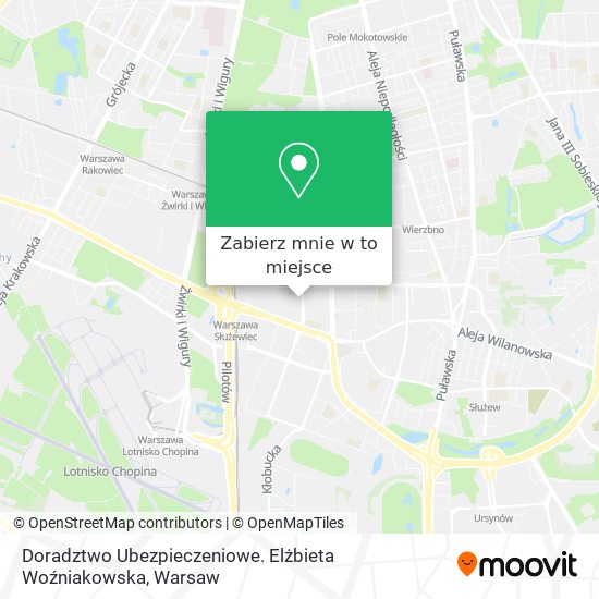 Mapa Doradztwo Ubezpieczeniowe. Elżbieta Woźniakowska