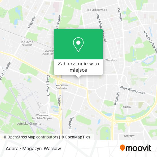 Mapa Adara - Magazyn