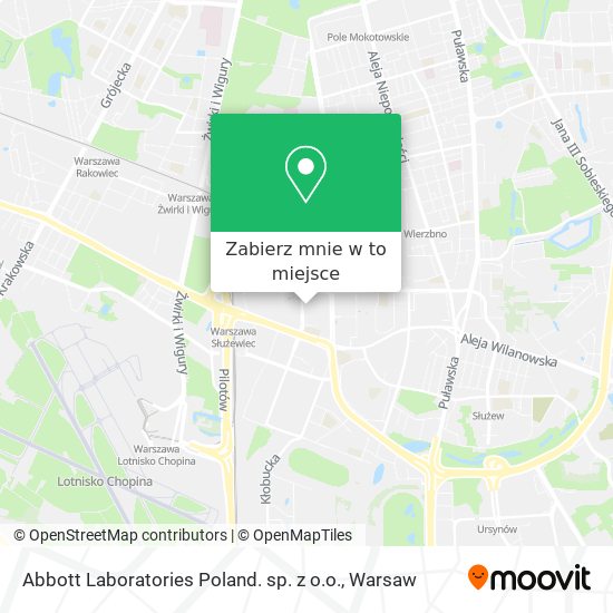 Mapa Abbott Laboratories Poland. sp. z o.o.