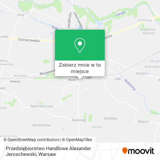 Mapa Przedsiębiorstwo Handlowe Alexander Jeroschewski