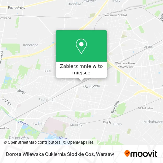 Mapa Dorota Wilewska Cukiernia Słodkie Coś