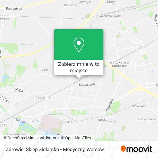 Mapa Zdrowie. Sklep Zielarsko - Medyczny