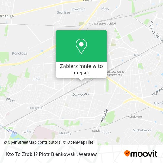 Mapa Kto To Zrobił? Piotr Bieńkowski