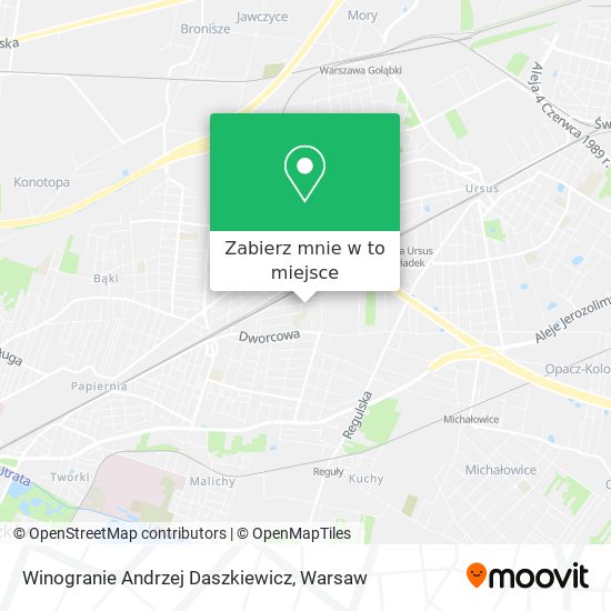 Mapa Winogranie Andrzej Daszkiewicz