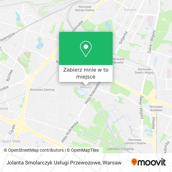 Mapa Jolanta Smolarczyk Usługi Przewozowe