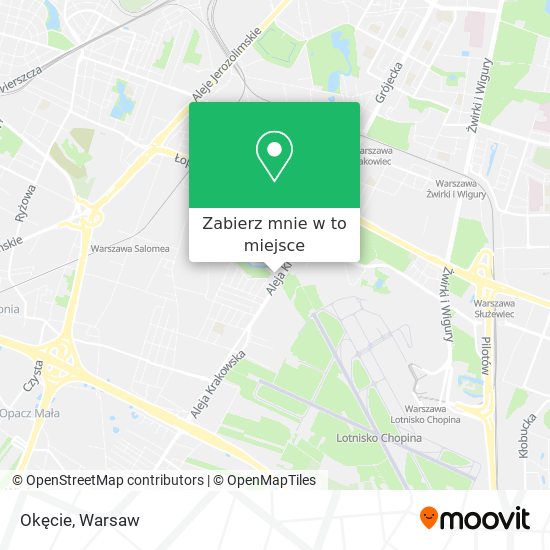 Mapa Okęcie