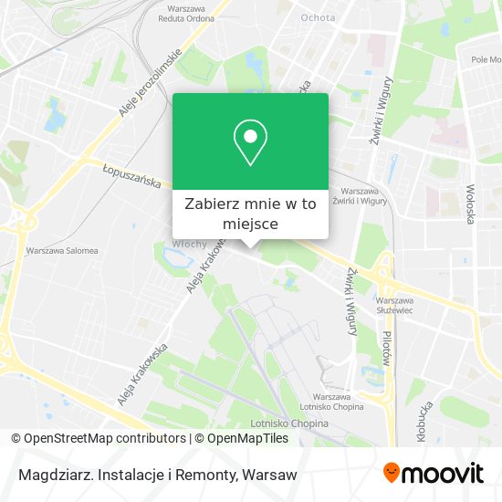 Mapa Magdziarz. Instalacje i Remonty