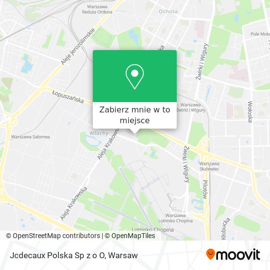 Mapa Jcdecaux Polska Sp z o O