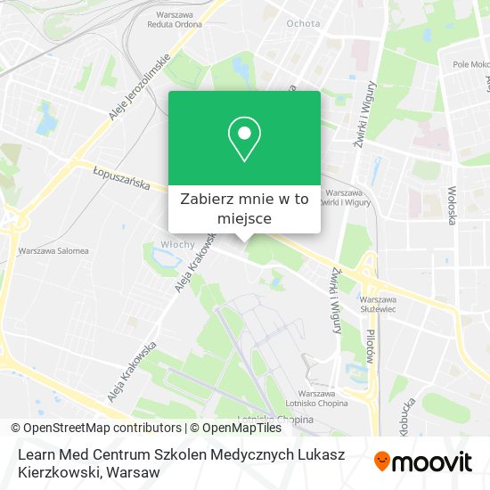 Mapa Learn Med Centrum Szkolen Medycznych Lukasz Kierzkowski