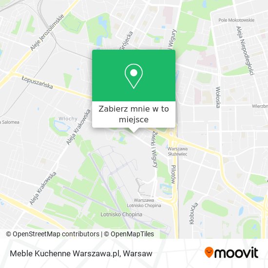 Mapa Meble Kuchenne Warszawa.pl