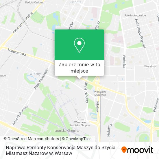 Mapa Naprawa Remonty Konserwacja Maszyn do Szycia Mistmasz Nazarow w