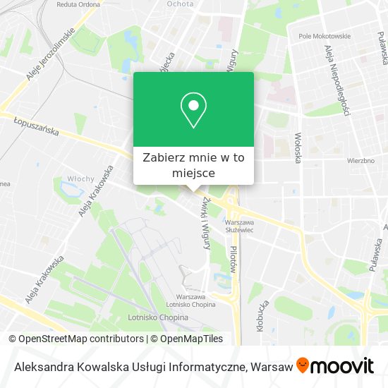 Mapa Aleksandra Kowalska Usługi Informatyczne