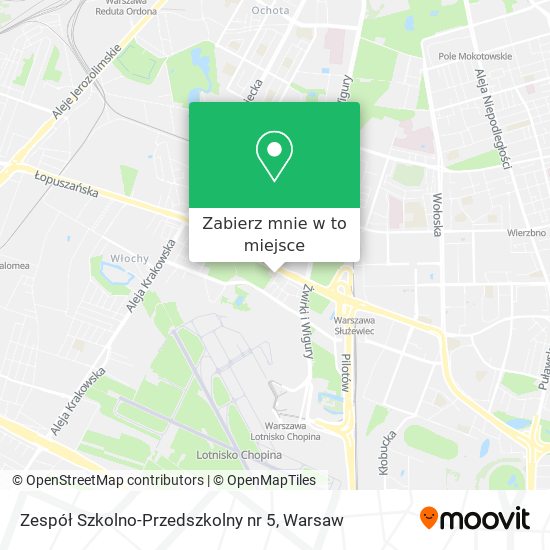 Mapa Zespół Szkolno-Przedszkolny nr 5