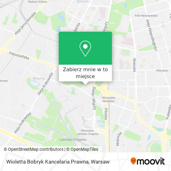 Mapa Wioletta Bobryk Kancelaria Prawna