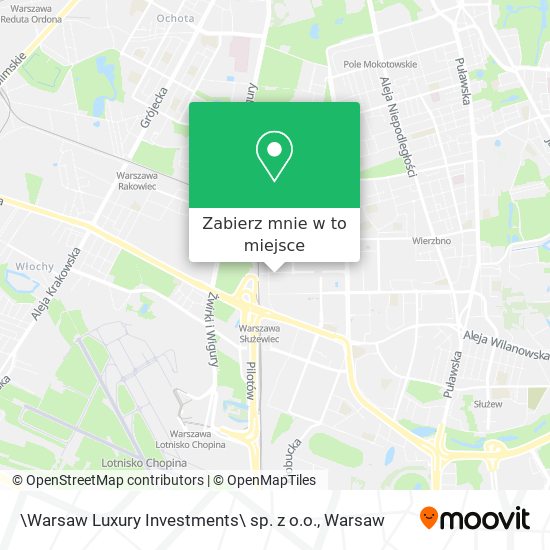 Mapa \Warsaw Luxury Investments\ sp. z o.o.