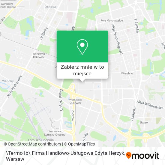 Mapa \Termo Ib\ Firma Handlowo-Usługowa Edyta Herzyk