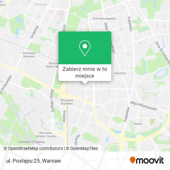 Mapa ul. Postępu 25