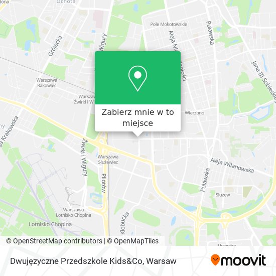 Mapa Dwujęzyczne Przedszkole Kids&Co