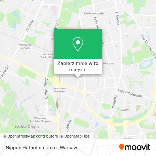 Mapa Nippon Hotpot sp. z o.o.
