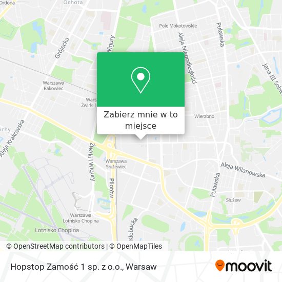 Mapa Hopstop Zamość 1 sp. z o.o.