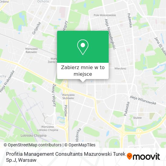 Mapa Profitia Management Consultants Mazurowski Turek Sp.J