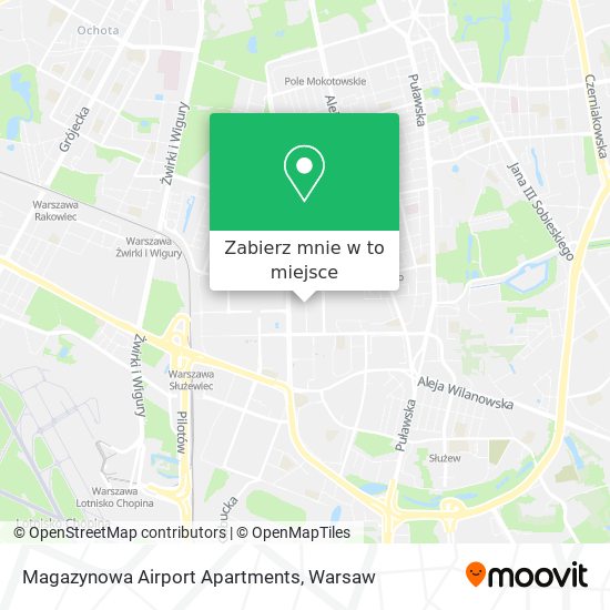 Mapa Magazynowa Airport Apartments