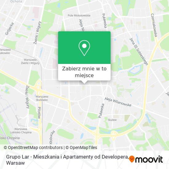 Mapa Grupo Lar - Mieszkania i Apartamenty od Developera