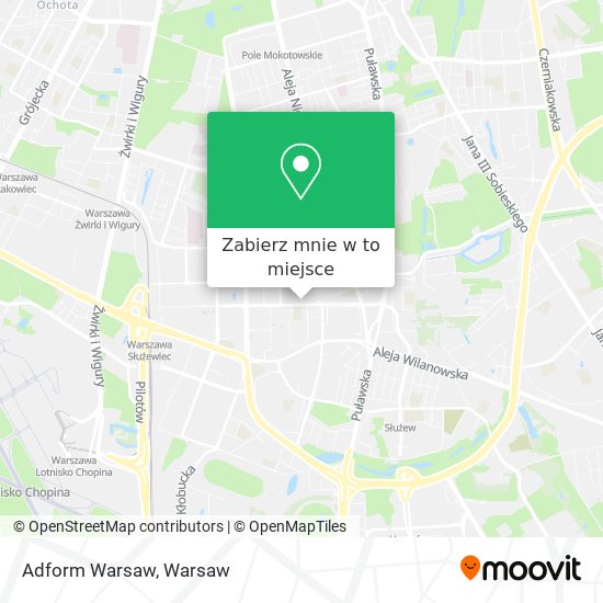 Mapa Adform Warsaw