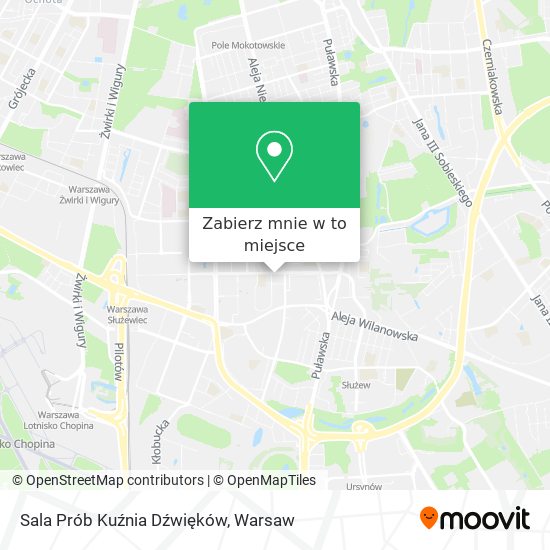 Mapa Sala Prób Kuźnia Dźwięków